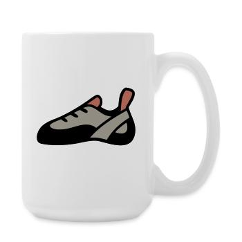 Chaussure d’escalade Bloc Escalade Alpinisme - Grande tasse 440 ml - blanc - Droite