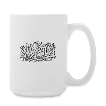 Marseille Graffiti Hip Hop - Grande tasse 440 ml - blanc - Droite
