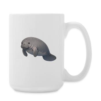 Manatee - Large Mug 440 ml - white - Right
