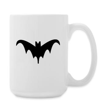 Fledermaus Halloween Kunst 2 - Große Tasse 440 ml - Weiß - Rechts