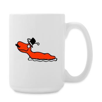 M. Escargot Sir Cylindre Monocle Riche Riche - Grande tasse 440 ml - blanc - Droite