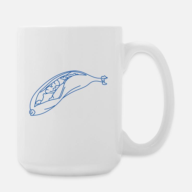 Chocolate Banana - Large Mug 440 ml - white