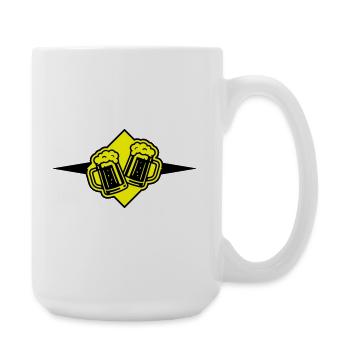 Beer Mug Beer Icon - Large Mug 440 ml - white - Right