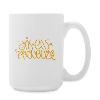 Aix en Provence Street Art Graffiti T-Shirt - Large Mug 440 ml - white - Right