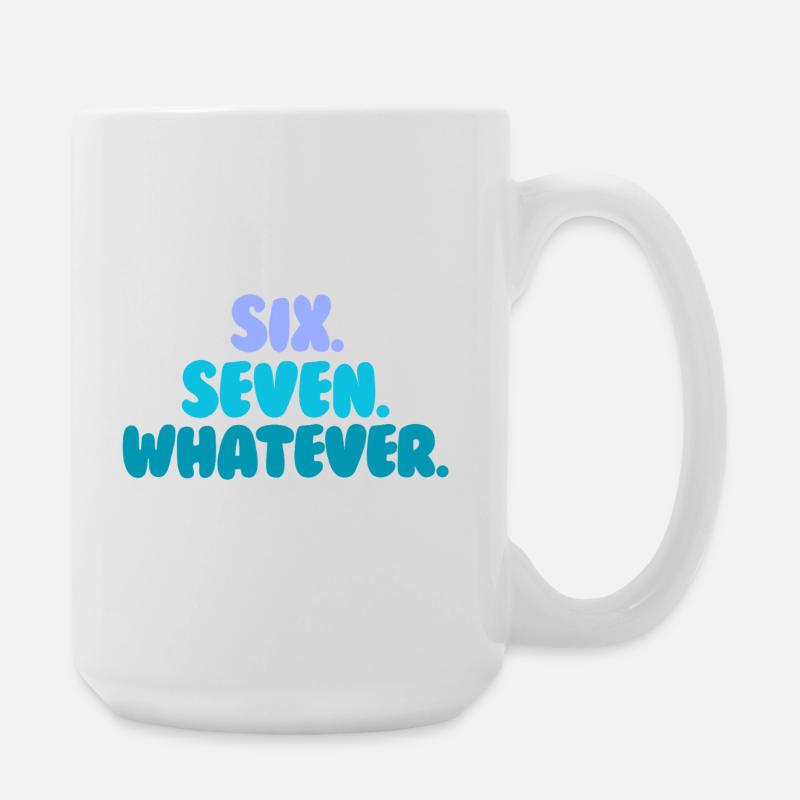 Six Seven - Große Tasse 440 ml - Weiß