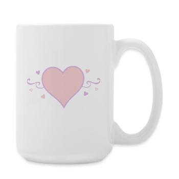 Cadeau pour la fête des mères : Idée de cadeau pour la fête des mères - Grande tasse 440 ml - blanc - Droite