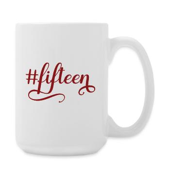 Fifteen 15th Birthday 15 Years Fifteen #fifteen - Large Mug 440 ml - white - Right