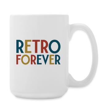 Retro forever - Grande tasse 440 ml - blanc - Droite