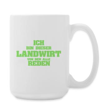 Landwirt - Große Tasse 440 ml - Weiß - Rechts