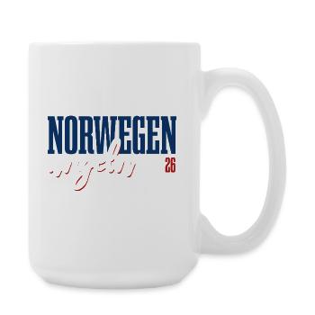 Excursion de pêche en Norvège 2026 - Cadeau de pêcheur - Grande tasse 440 ml - blanc - Droite