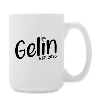 Mariage turc 2026 Gelin - Grande tasse 440 ml - blanc - Droite