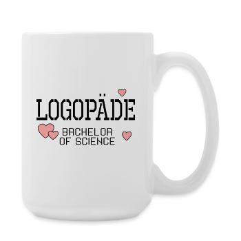 Logopäde Bachelor-Studium Logopädie - Große Tasse 440 ml - Weiß - Rechts