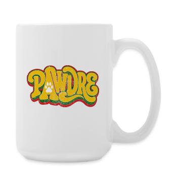 Style reggae PawDre avec logo Paw - Grande tasse 440 ml - blanc - Droite