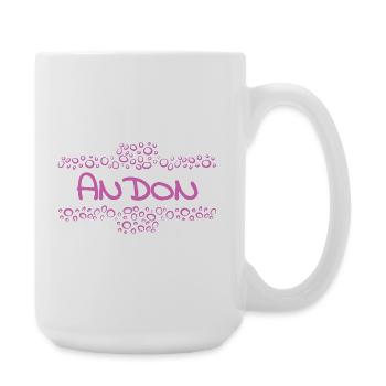 ANDON - Grande tasse 440 ml - blanc - Droite