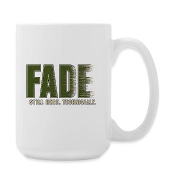 FONDU – Je suis toujours là. Techniquement - Grande tasse 440 ml - blanc - Droite
