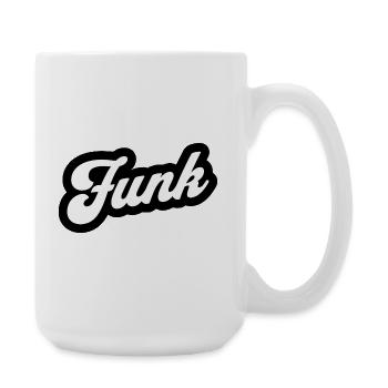 Funk Retro Script - Grande tasse 440 ml - blanc - Droite