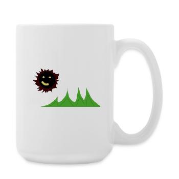 Red_light_green_gras - Große Tasse 440 ml - Weiß - Rechts