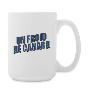 Hiver Froid Canard - Grande tasse 440 ml - blanc - Droite