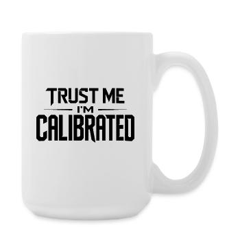 VR Gamer Quote Trust Me Im Calibrated - Large Mug 440 ml - white - Right