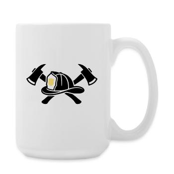 Casque de pompier Aexte Graphic - Grande tasse 440 ml - blanc - Droite