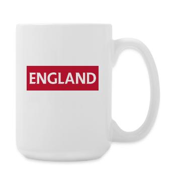 Motif anglais de Manchester avec les toits de la ville - Grande tasse 440 ml - blanc - Droite
