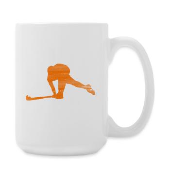 Hockey Niederlande Holland - Große Tasse 440 ml - Weiß - Rechts