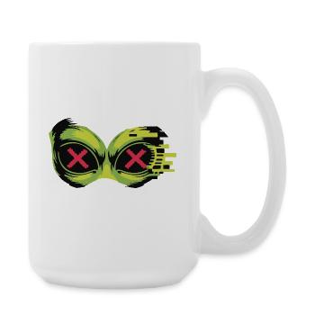 Lunettes Neon X - Grande tasse 440 ml - blanc - Droite