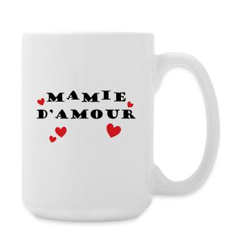 Mamie d'Amour - Grande tasse 440 ml - blanc - Droite