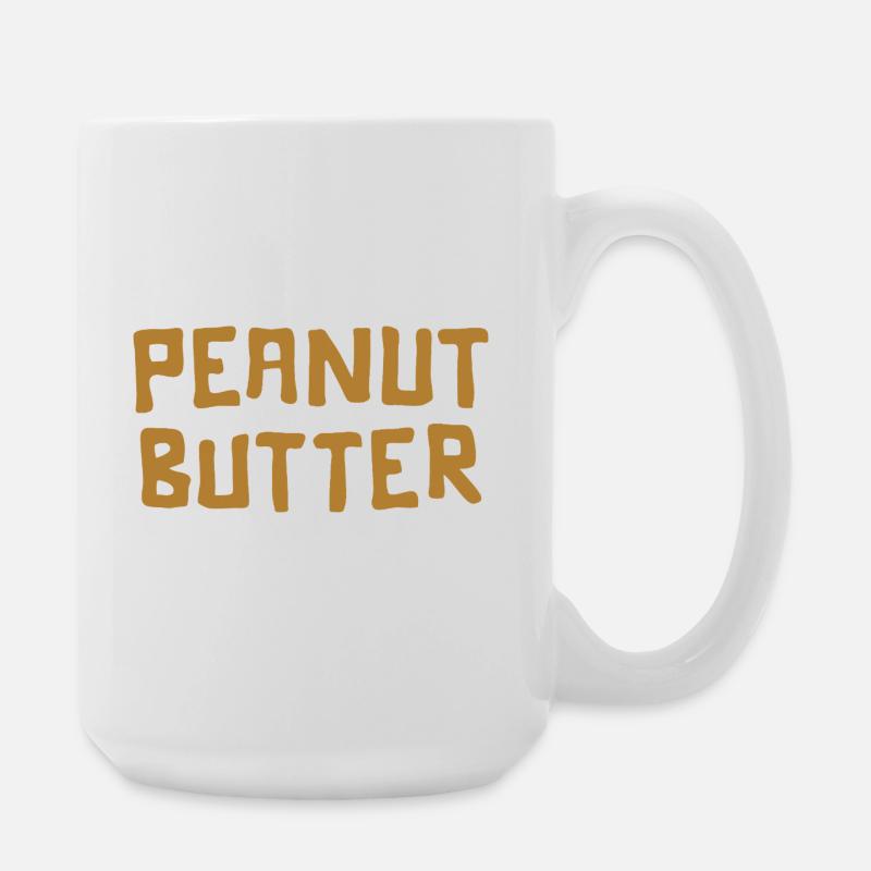 Peanut butter 🥜 - Large Mug 440 ml - white