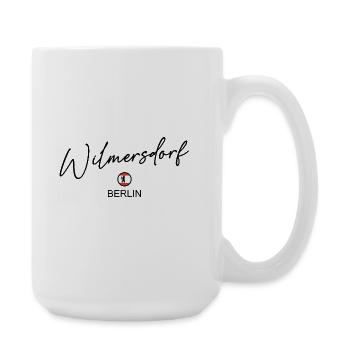 Wilmersdorf - Drapeau de Berlin - Ours de Berlin - Grande tasse 440 ml - blanc - Droite