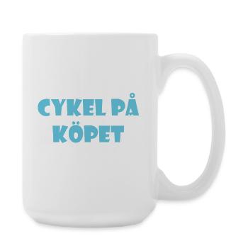 Talking Duva – Göteborg-Humor - Große Tasse 440 ml - Weiß - Rechts