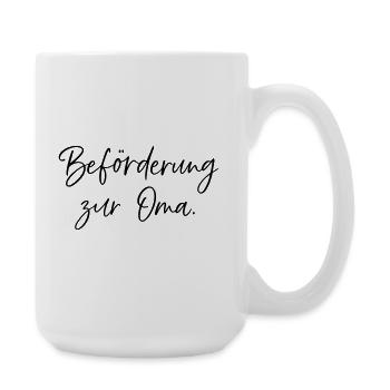Promotion to grandma - Large Mug 440 ml - white - Right