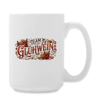 Team Glühwein Weihnachtsmarkt Weihnachten Spruch - Große Tasse 440 ml - Weiß - Rechts
