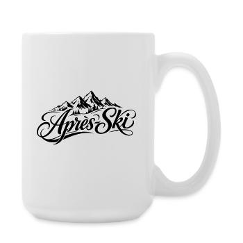 Apres Ski Schriftzug - Große Tasse 440 ml - Weiß - Rechts