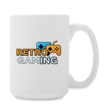 Retro Gaming - Large Mug 440 ml - white - Right