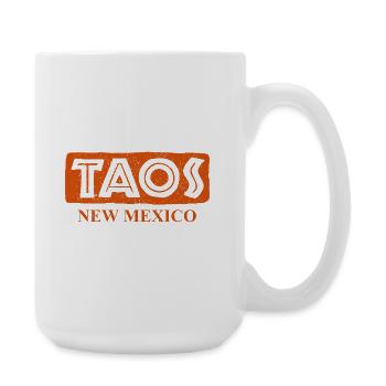 Taos - New Mexico - United States of America - Große Tasse 440 ml - Weiß - Rechts
