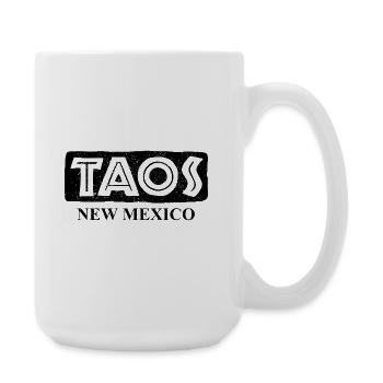 Taos - New Mexico - United States of America - Große Tasse 440 ml - Weiß - Rechts