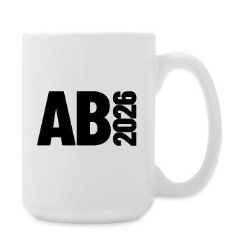 Abi 2026 - Abitur - Gift | minimal design - Large Mug 440 ml - white - Right