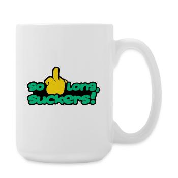 solongsuckers2_green - Grande tasse 440 ml - blanc - Droite