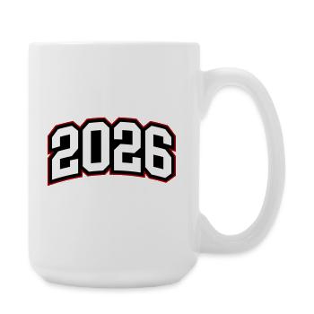 2026 Jahr - Große Tasse 440 ml - Weiß - Rechts