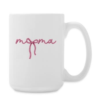 Mom Bow - Large Mug 440 ml - white - Right