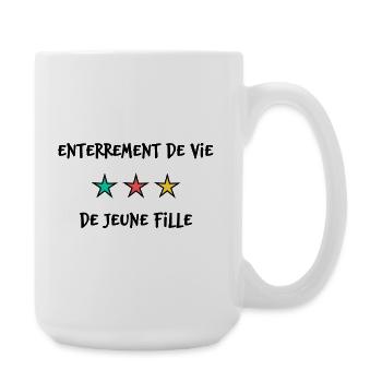 EVJF. JUST MARRIED. SAINT VALENTIN. COUPLE.  - Grande tasse 440 ml - blanc - Droite