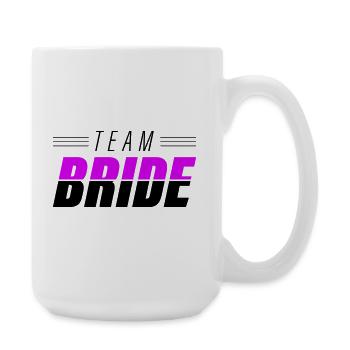 Team Bride - Große Tasse 440 ml - Weiß - Rechts