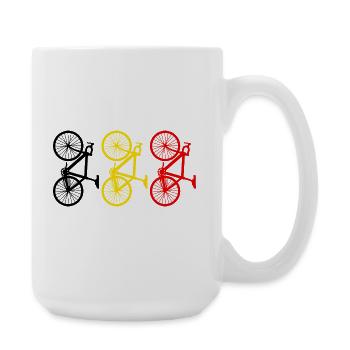 Cycling Belgium - Grande tasse 440 ml - blanc - Droite