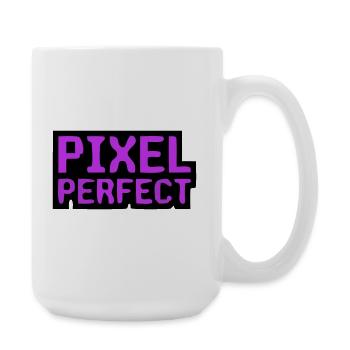 Pixel Perfect Lettering Gamer - Large Mug 440 ml - white - Right
