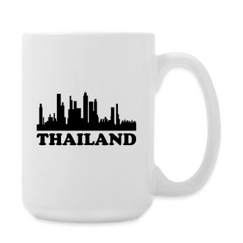 Skyline de Thaïlande - Grande tasse 440 ml - blanc - Droite