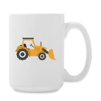Bêcheur - Grande tasse 440 ml - blanc - Droite