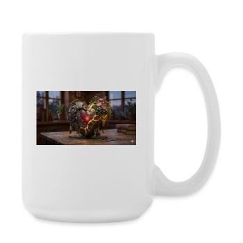Cœur de la guérison - Grande tasse 440 ml - blanc - Droite