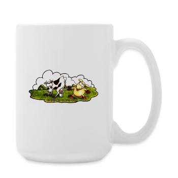 Cafe_au_lait - Große Tasse 440 ml - Weiß - Rechts