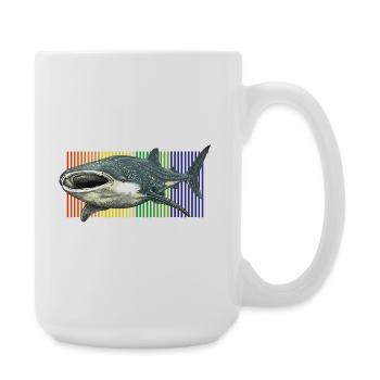 Whale Shark Rhincodon typus - Large Mug 440 ml - white - Right